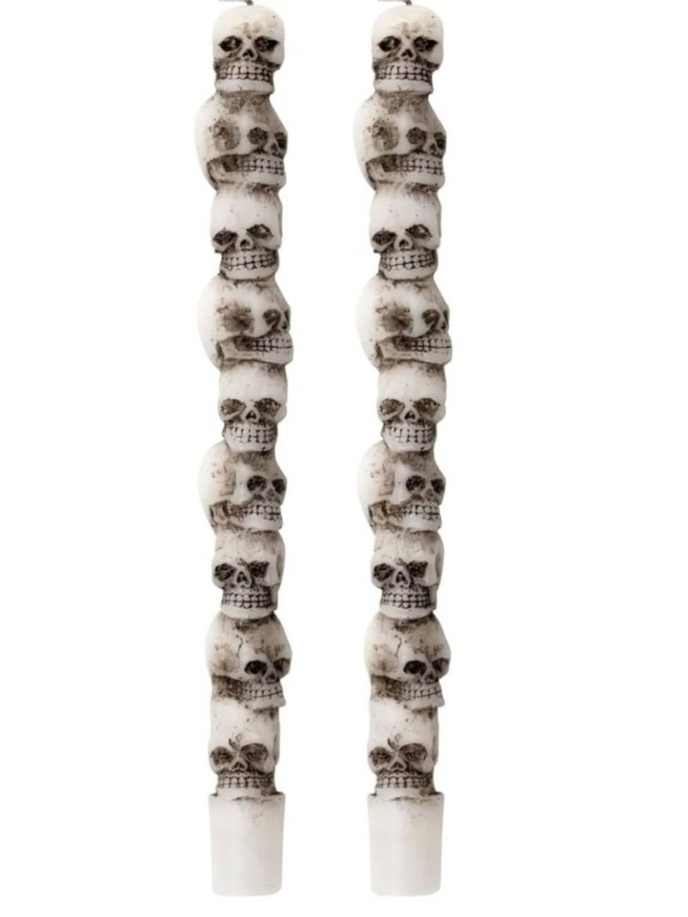 NWT Stack of Skulls Novena Candle Halloween Decoration DDLM Wicca Goth Ashland